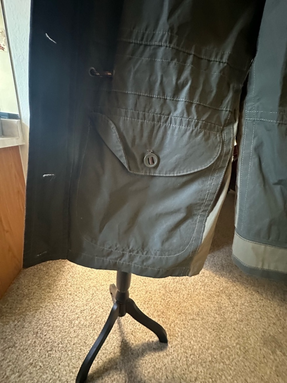 The Territory Ahead Olive Green Lightweight Anorak - Picture 4 of 11